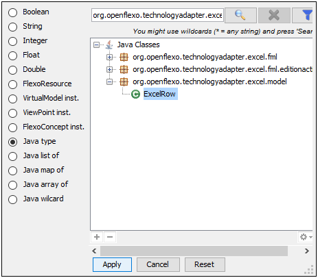 Set row parameter